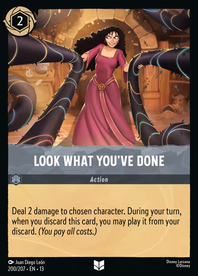 Look What You've Done 13-200 Lorcana card