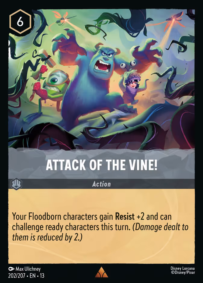 Attack of the Vine! 13-202 Lorcana card