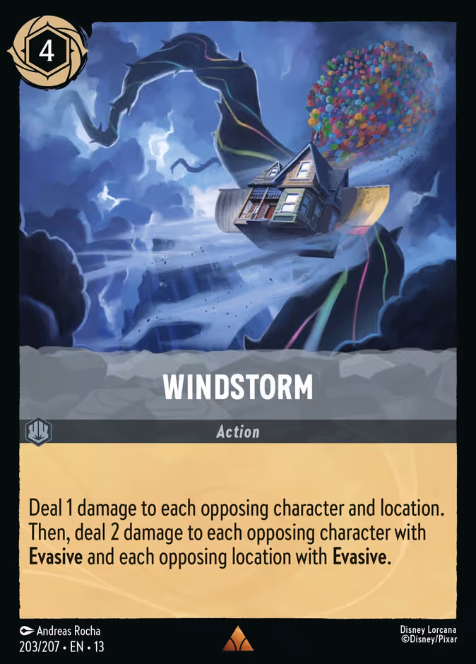Windstorm 13-203 Lorcana card