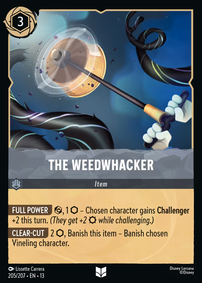 The Weedwhacker 13-205 Lorcana card