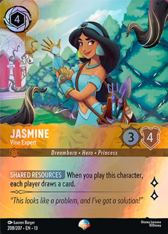 Jasmine - Vine Expert 13-208 Lorcana card