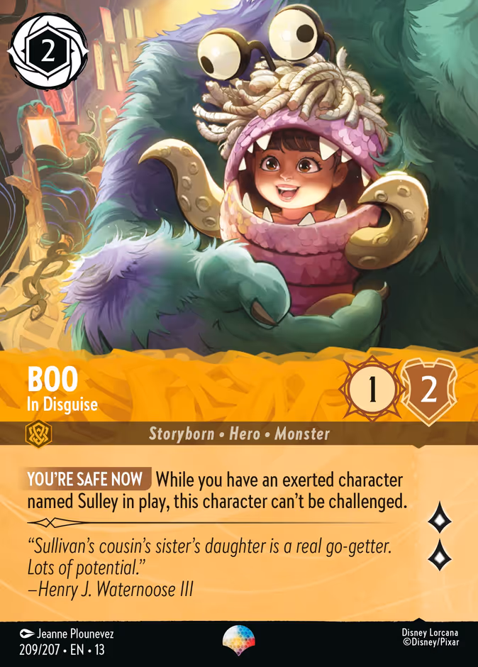 Boo - In Disguise 13-209 Lorcana card