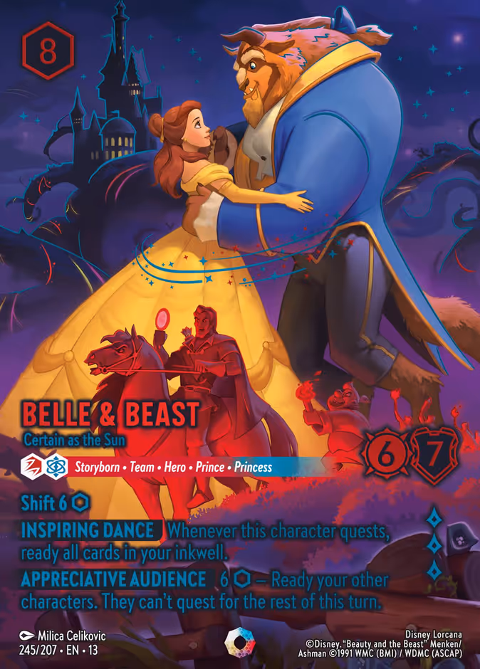 Belle & Beast - Certain as the Sun 13-245 Lorcana card