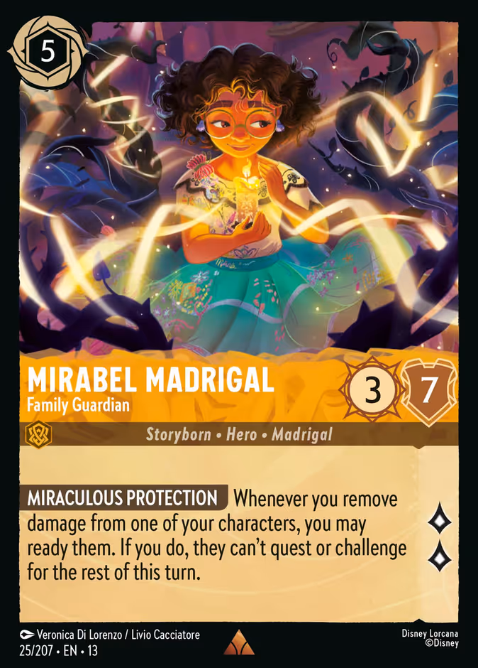 Mirabel Madrigal - Family Guardian 13-25 Lorcana card