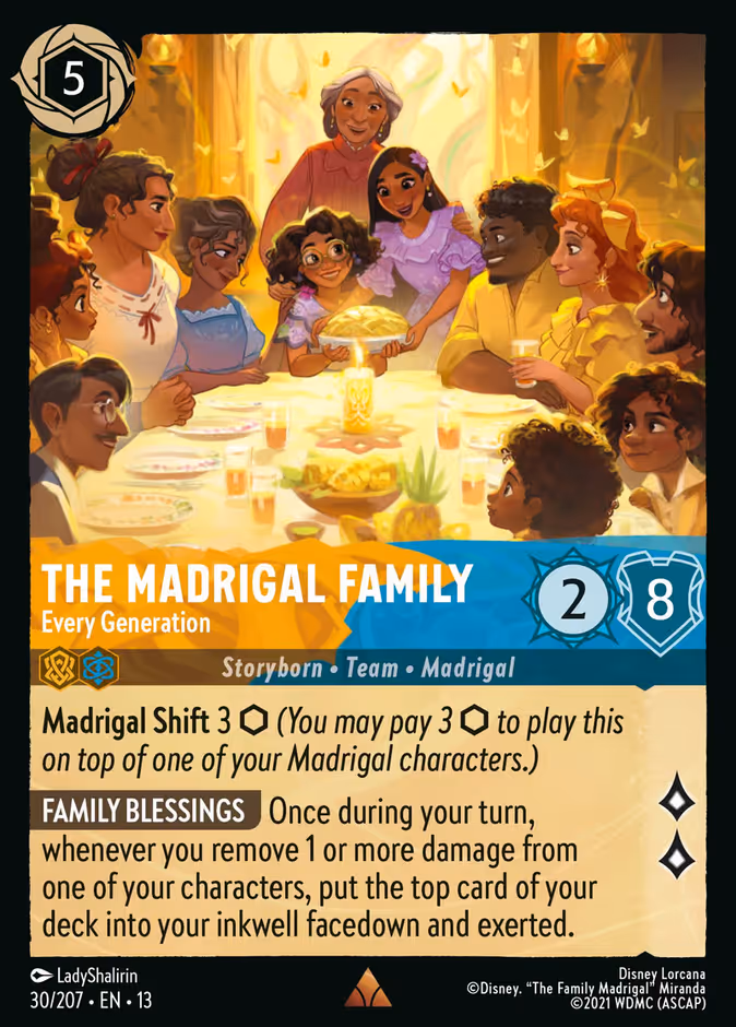 The Madrigal Family - Every Generation 13-30 Lorcana card