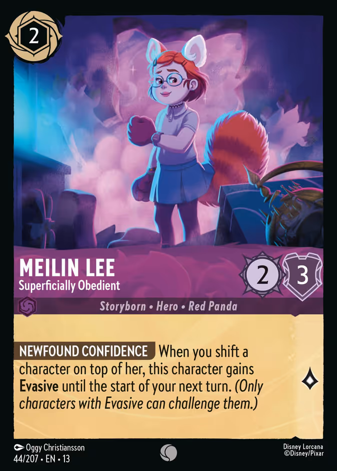 Meilin Lee - Superficially Obedient 13-44 Lorcana card