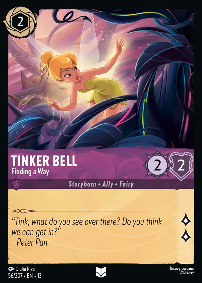Tinker Bell - Finding a Way 13-56 Lorcana card
