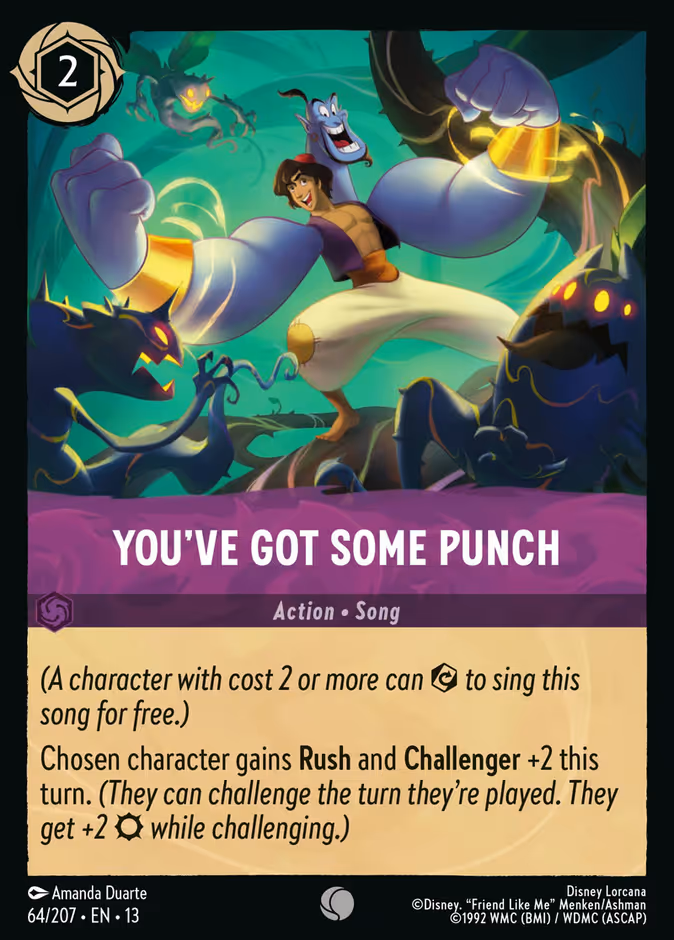 You've Got Some Punch 13-64 Lorcana card