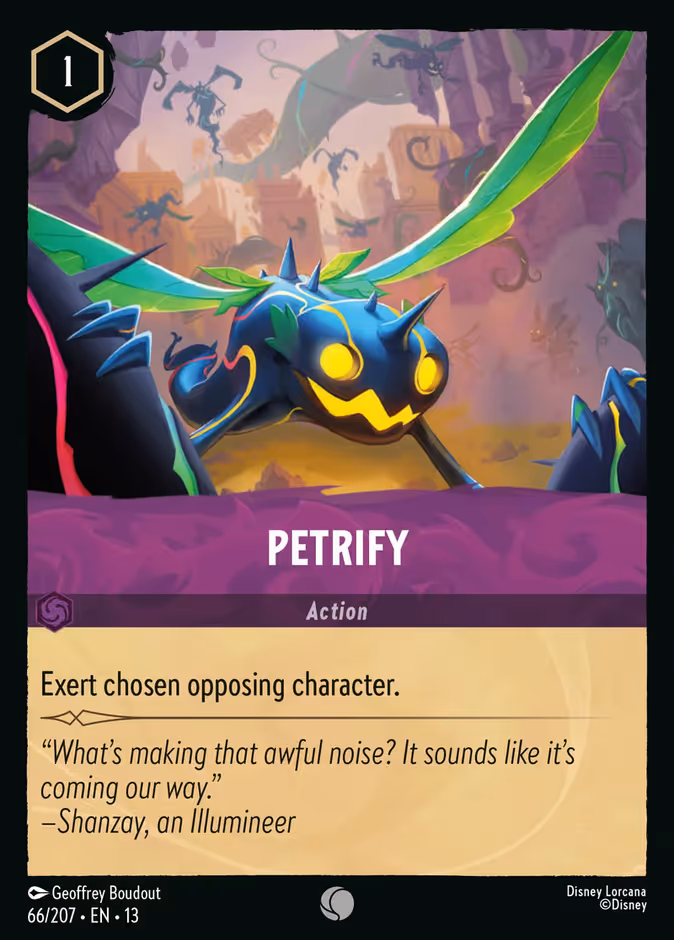 Petrify 13-66 Lorcana card