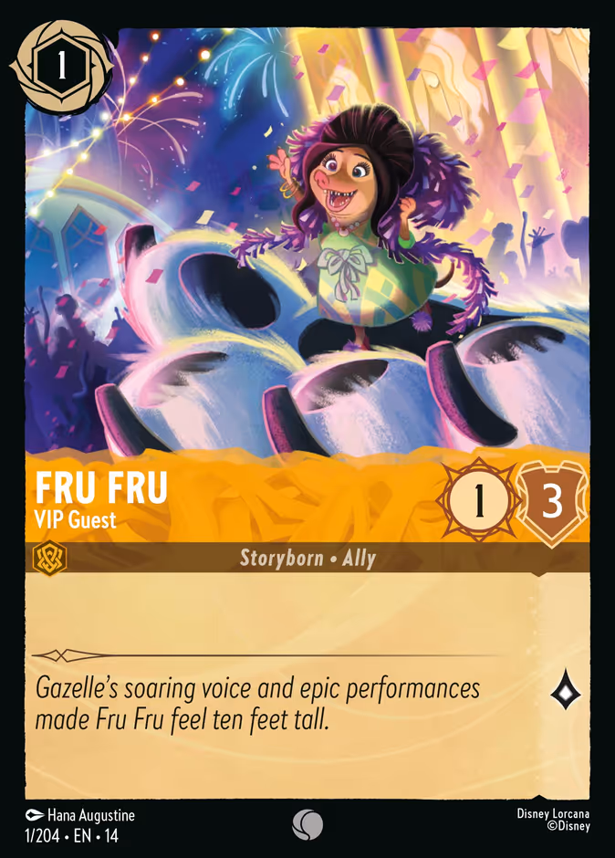 Fru Fru - VIP Guest 14-1 Lorcana card