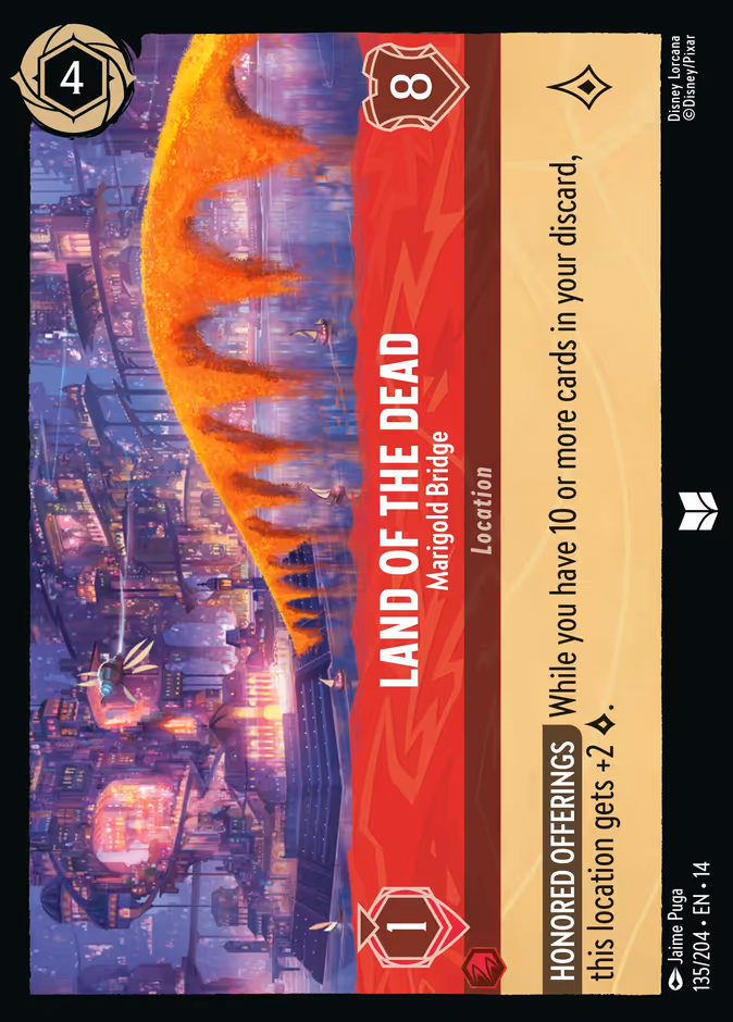 Land of the Dead - Marigold Bridge 14-135 Lorcana card