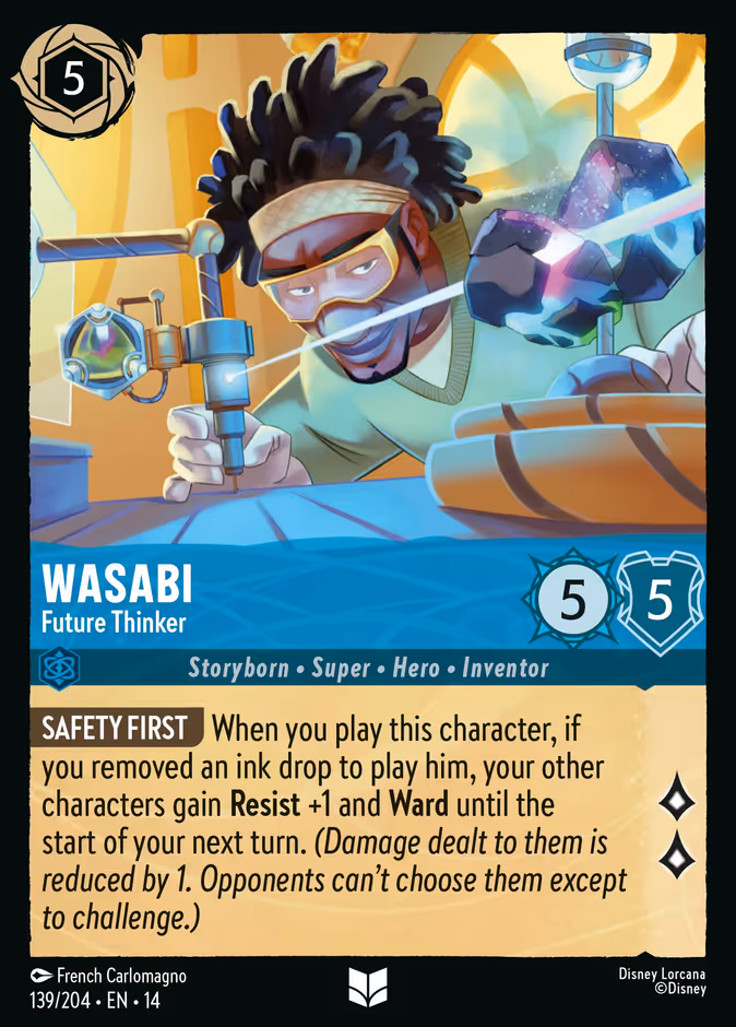 Wasabi - Future Thinker 14-139 Lorcana card