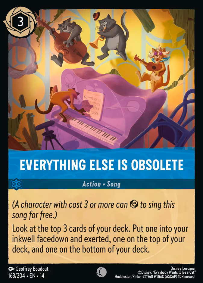 Everything Else Is Obsolete 14-163 Lorcana card
