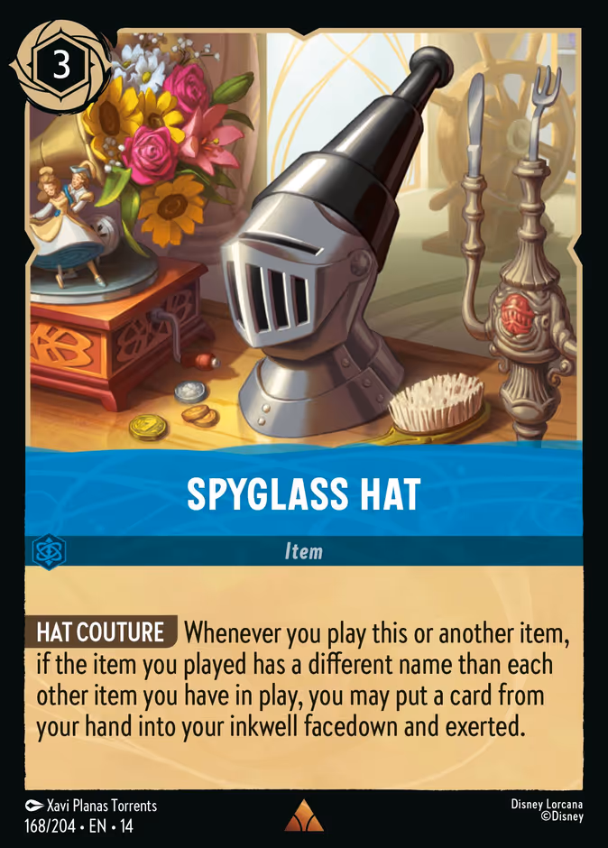 Spyglass Hat 14-168 Lorcana card