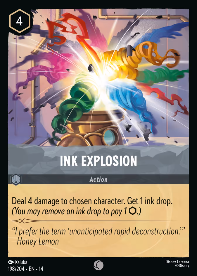 Ink Explosion 14-198 Lorcana card