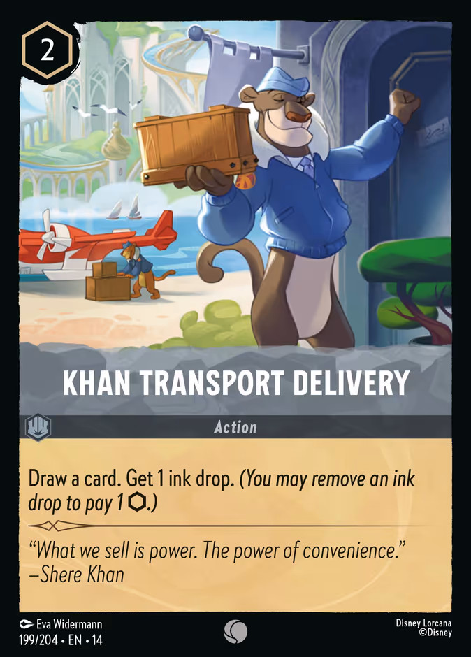 Khan Transport Delivery 14-199 Lorcana card
