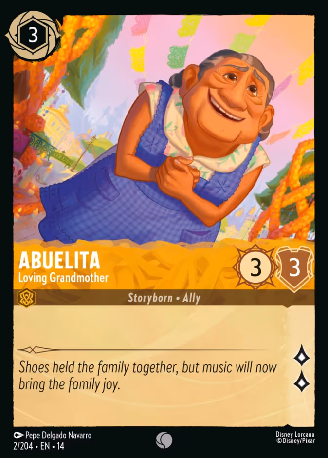 Abuelita - Loving Grandmother 14-2 Lorcana card