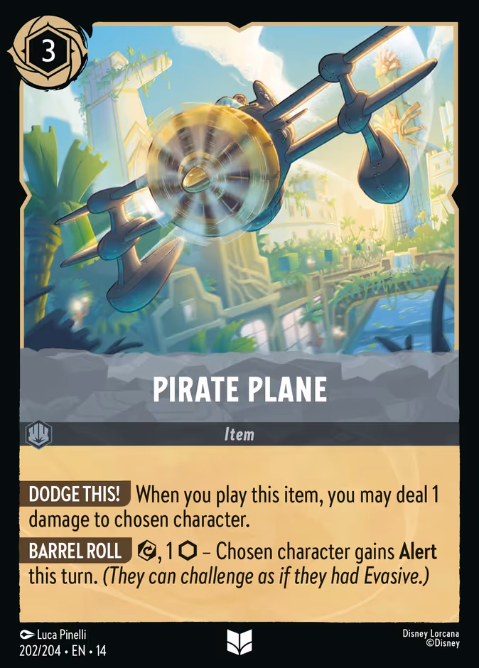 Pirate Plane 14-202 Lorcana card