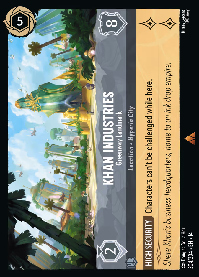 Khan Industries - Greenway Landmark 14-204 Lorcana card