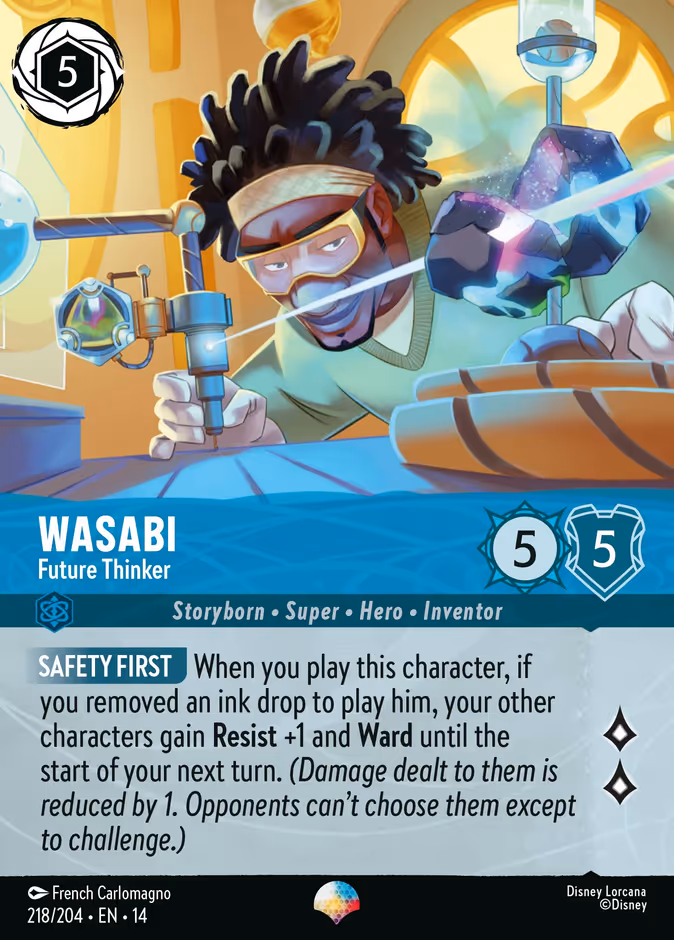 Wasabi - Future Thinker 14-218 Lorcana card