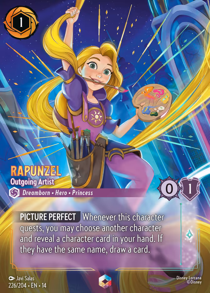 Rapunzel - Outgoing Artist 14-226 Lorcana card
