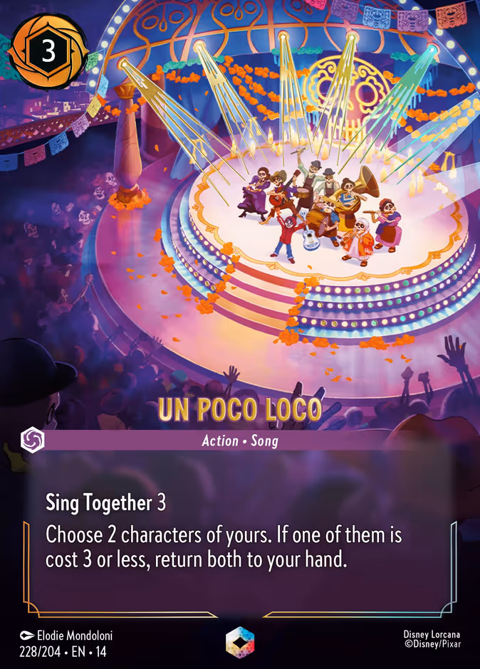 Un Poco Loco 14-228 Lorcana card