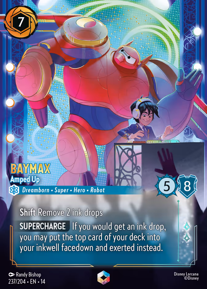Baymax - Amped Up 14-158 Lorcana card