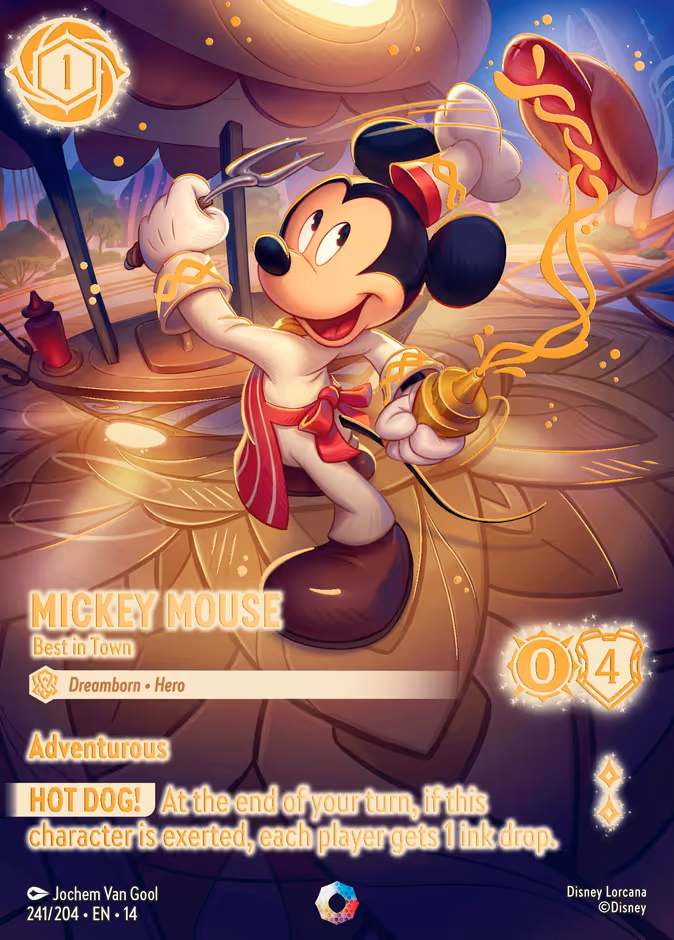 Mickey Mouse - Best in Town 14-241 Lorcana card