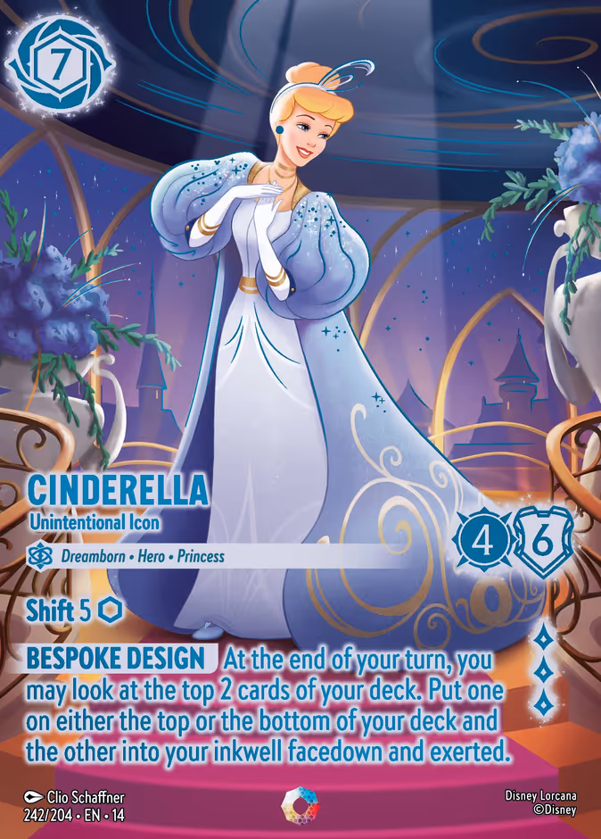 Cinderella - Unintentional Icon 14-242 Lorcana card