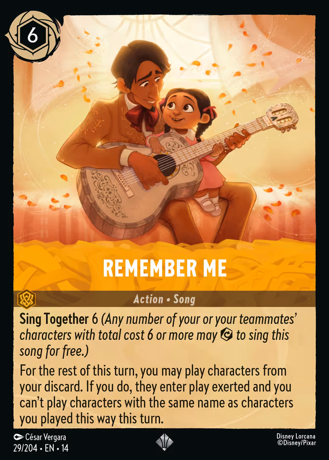 Remember Me 14-29 Lorcana card