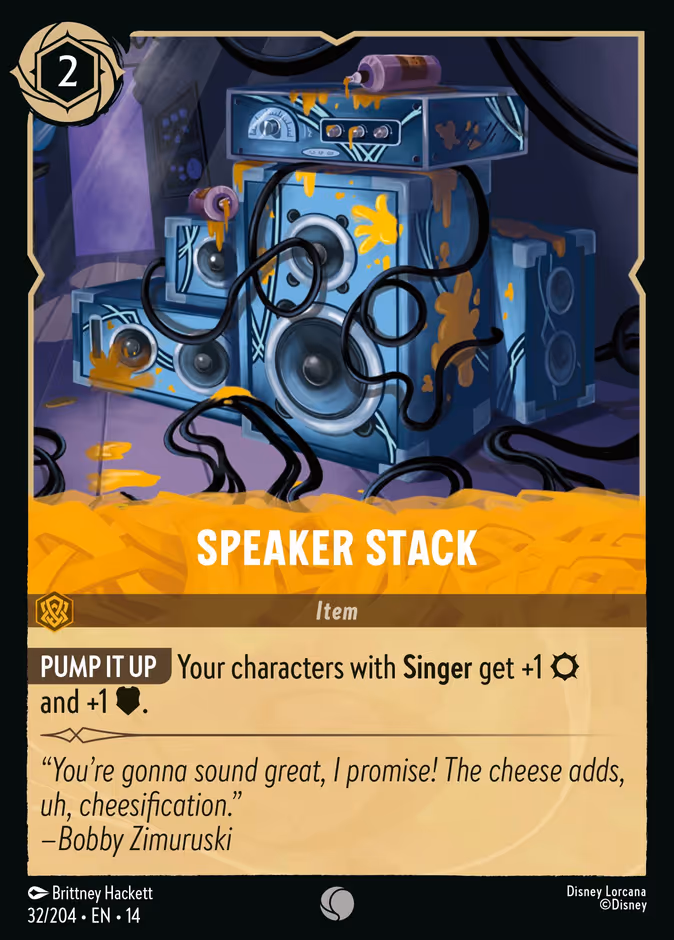 Speaker Stack 14-32 Lorcana card