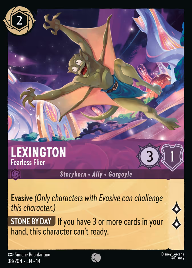 Lexington - Fearless Flier 14-38 Lorcana card
