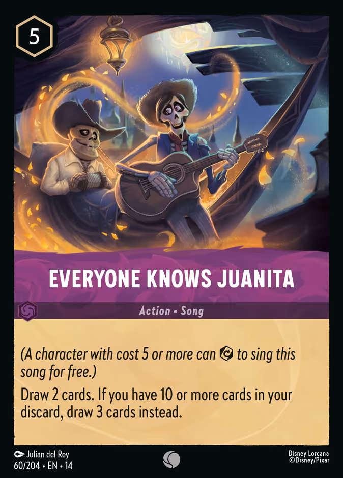 Everyone Knows Juanita 14-60 Lorcana card