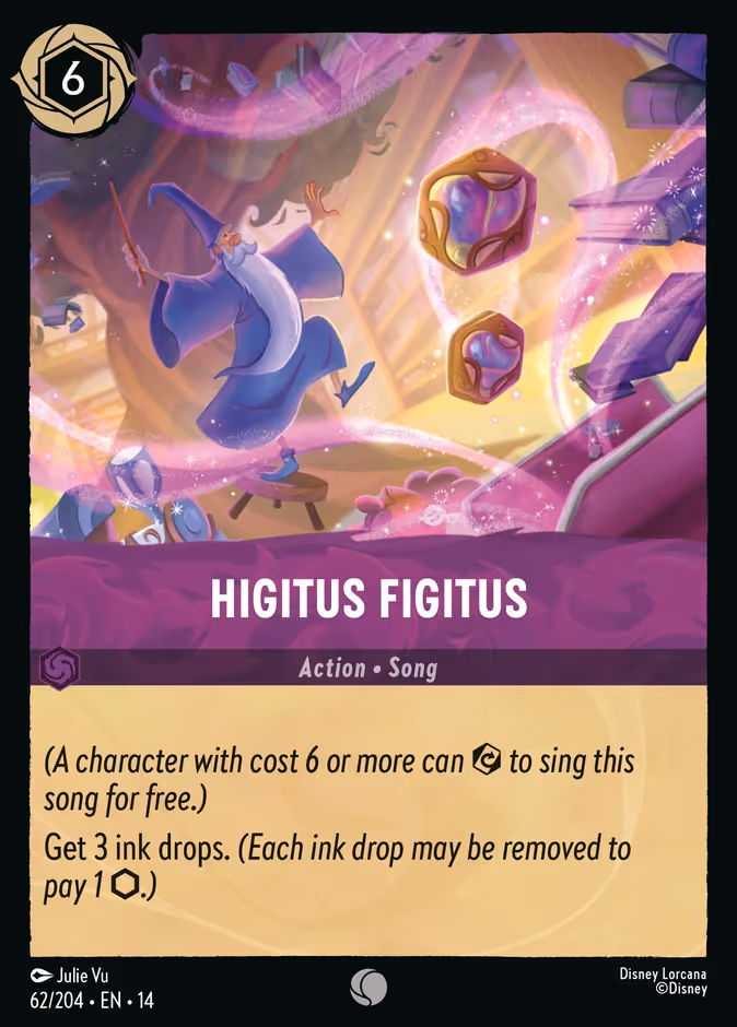 Higitus Figitus 14-62 Lorcana card