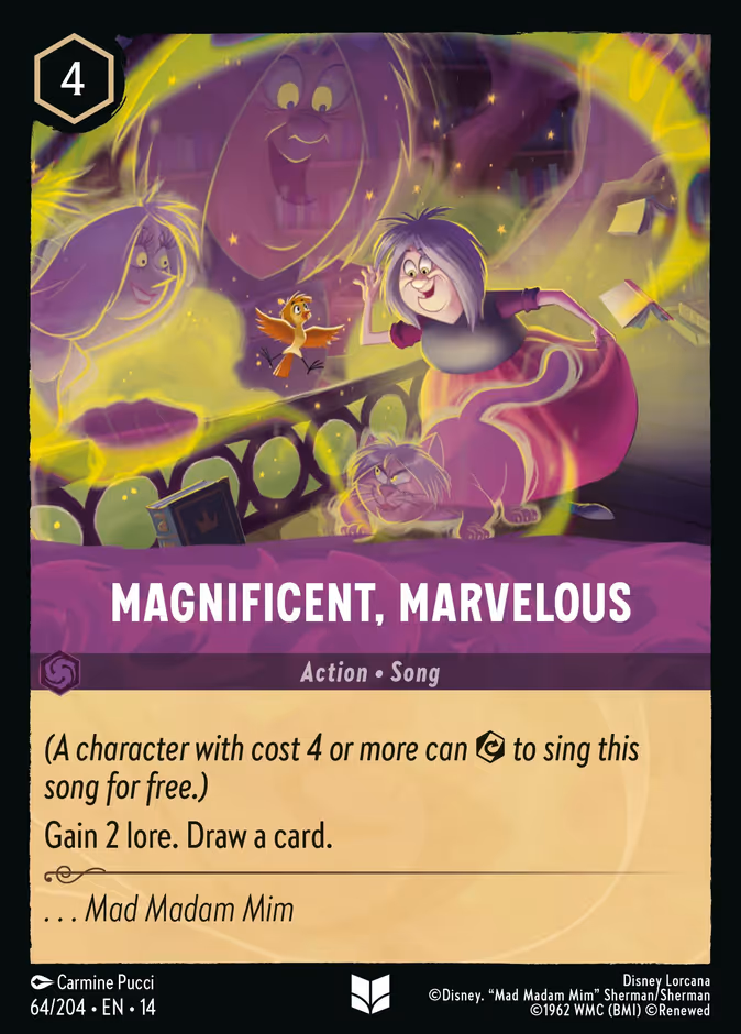 Magnificent, Marvelous 14-64 Lorcana card