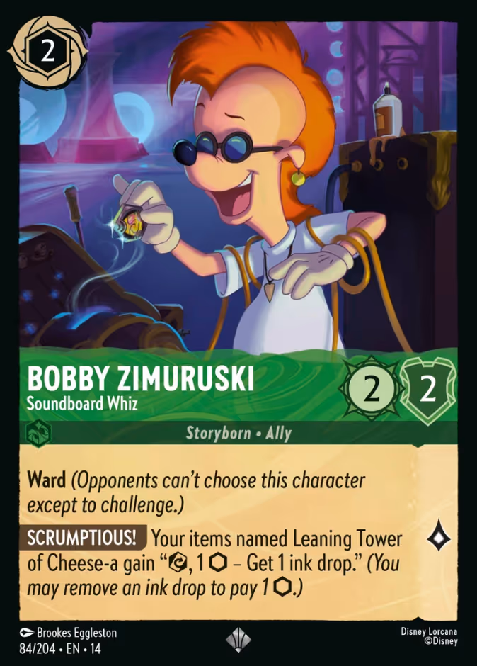 Bobby Zimuruski - Soundboard Whiz 14-84 Lorcana card