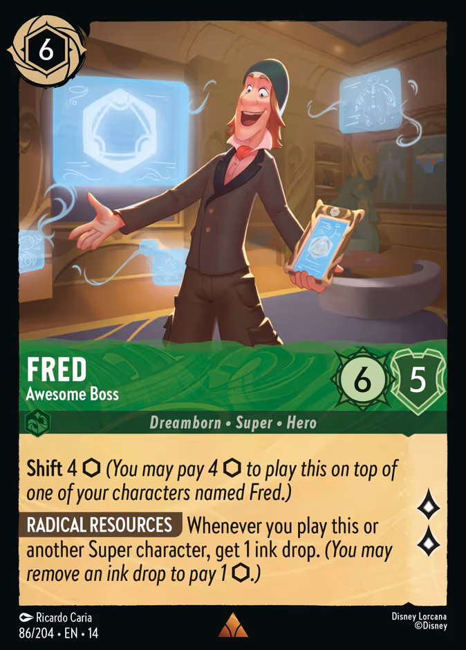 Fred - Awesome Boss 14-86 Lorcana card