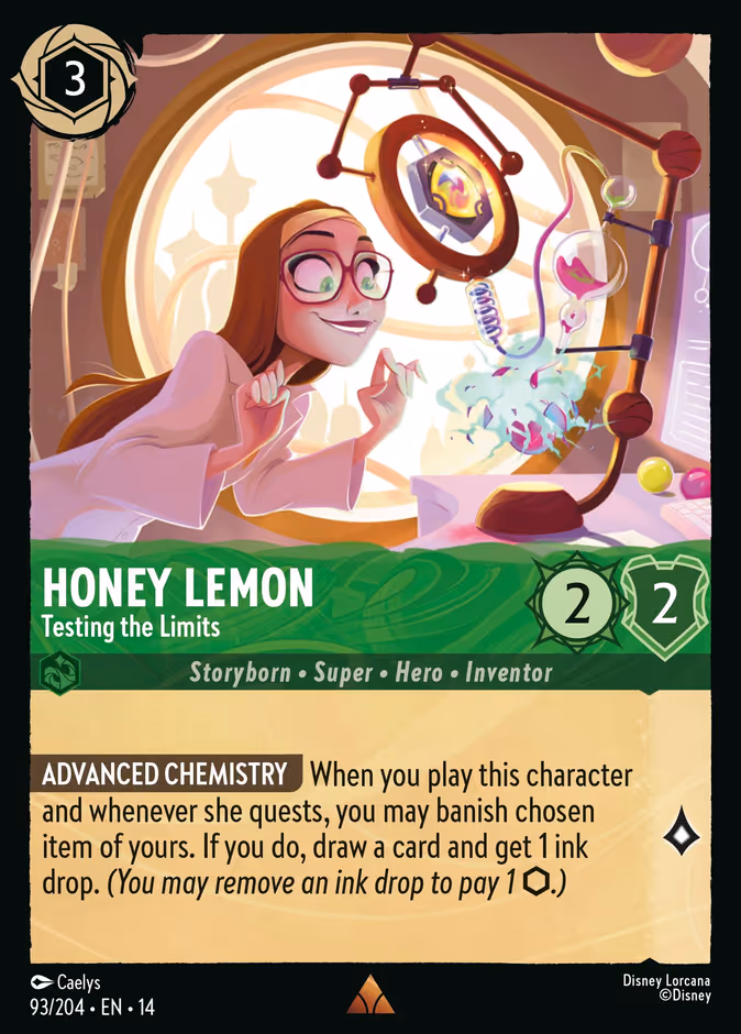 Honey Lemon - Testing the Limits 14-93 Lorcana card