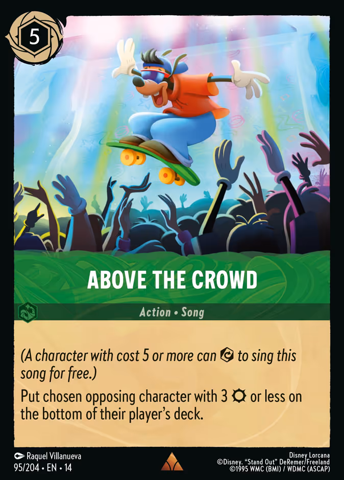 Above the Crowd 14-95 Lorcana card