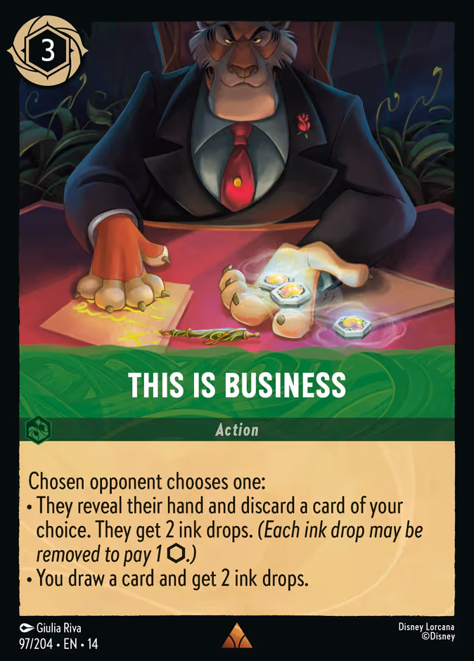 This Is Business 14-97 Lorcana card