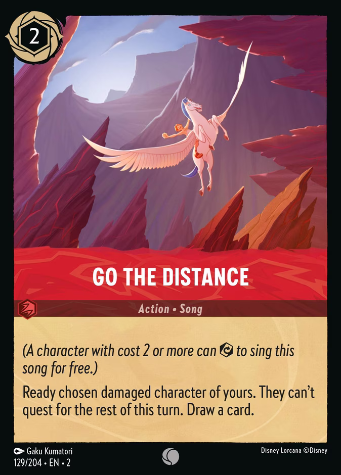 Go the Distance 2-129 Lorcana card