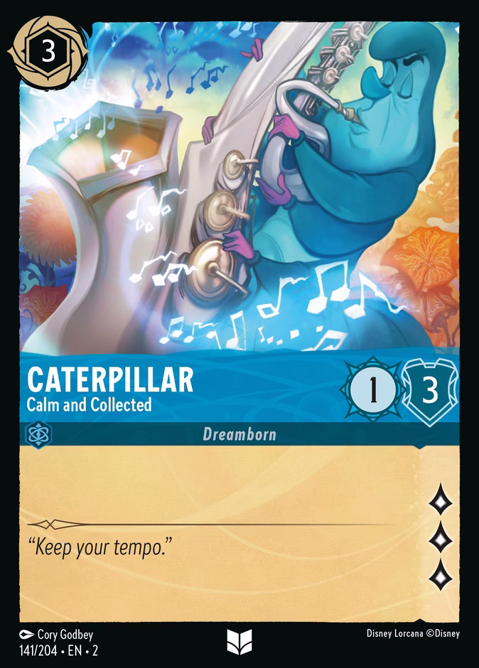 Caterpillar - Calm and Collected 2-141 Lorcana card