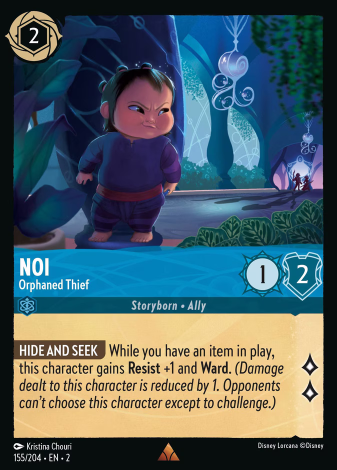 Noi - Orphaned Thief 2-155 Lorcana card