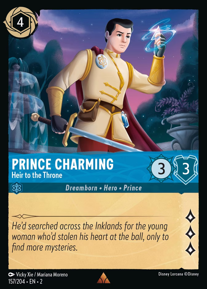 Prince Charming - Heir to the Throne 2-157 Lorcana card