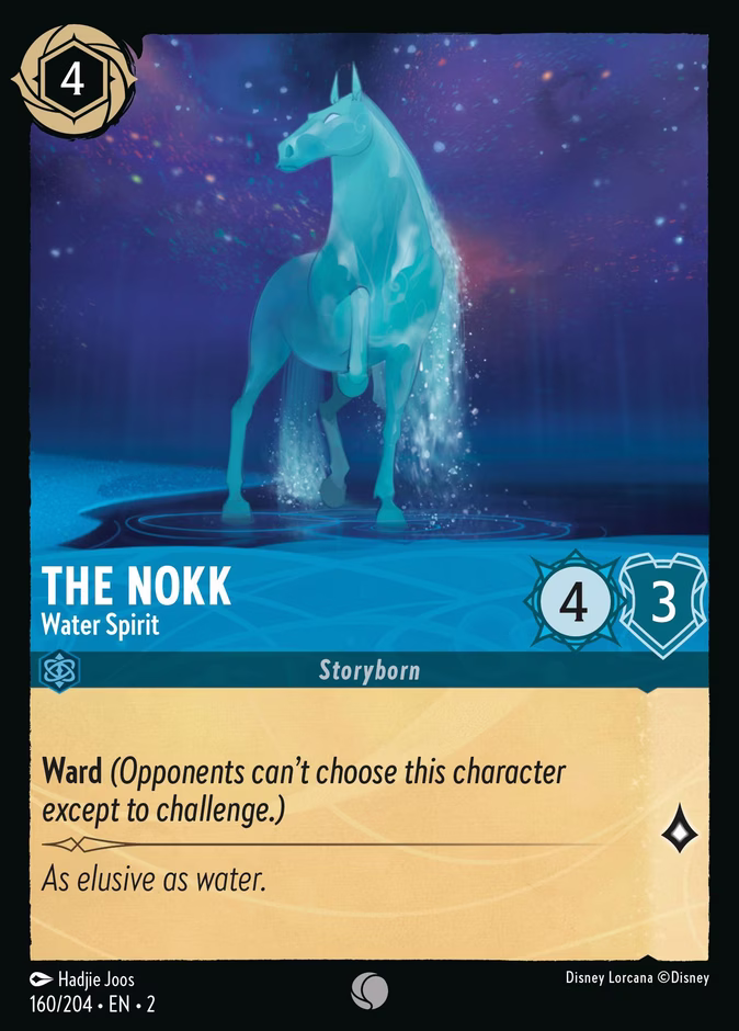 The Nokk - Water Spirit 2-160 Lorcana card
