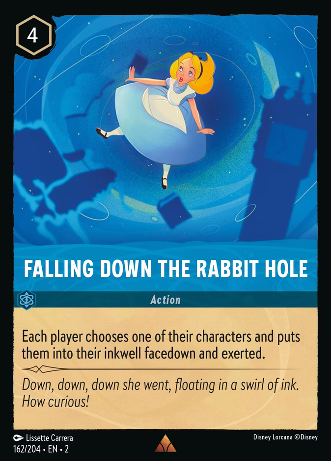 Falling Down the Rabbit Hole 2-162 Lorcana card