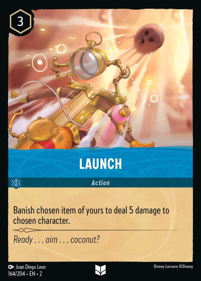 Launch 2-164 Lorcana card
