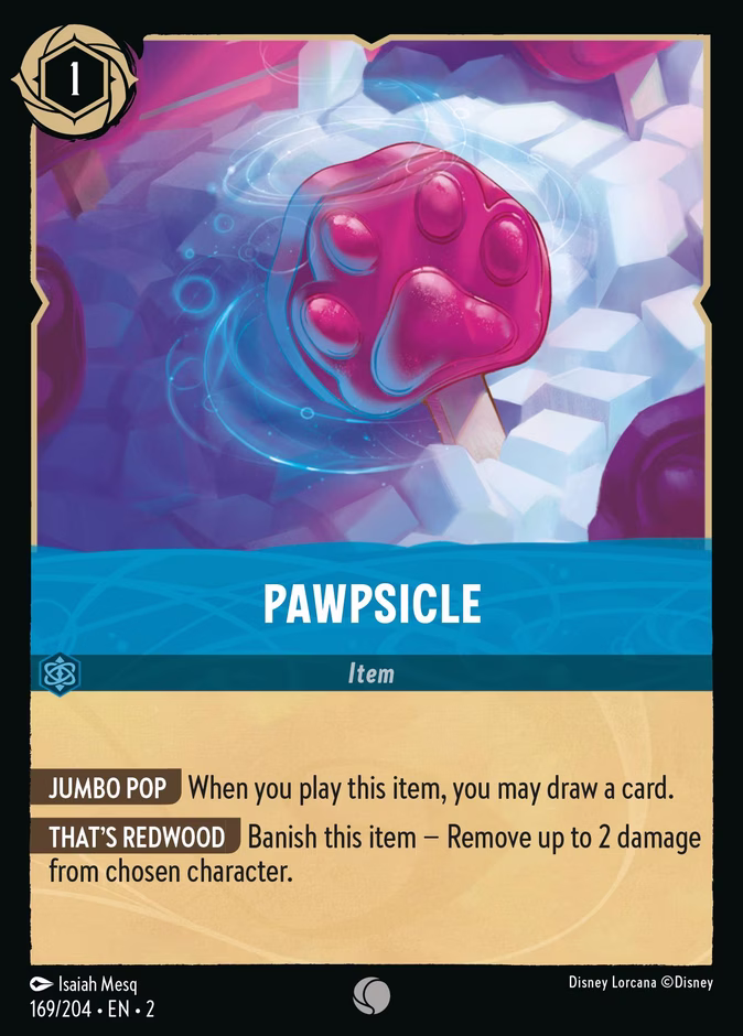 Pawpsicle 2-169 Lorcana card
