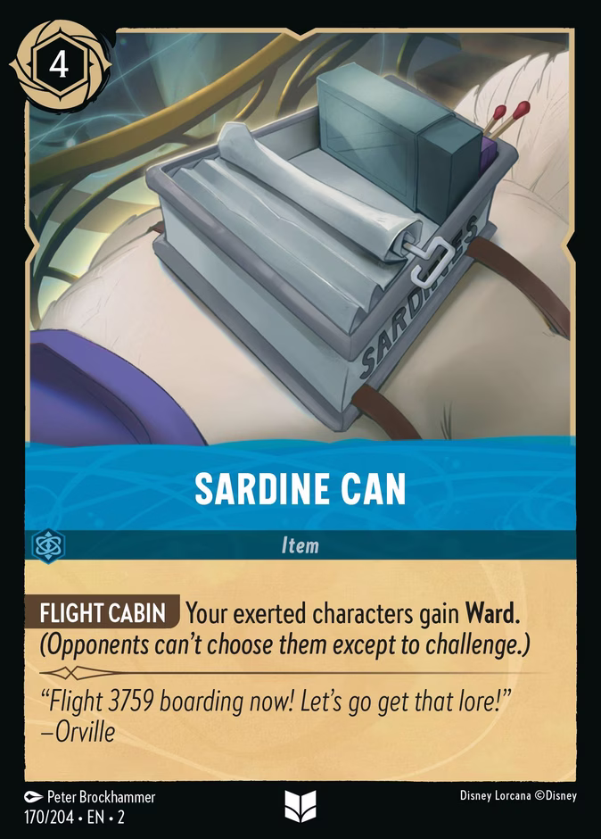 Sardine Can 2-170 Lorcana card
