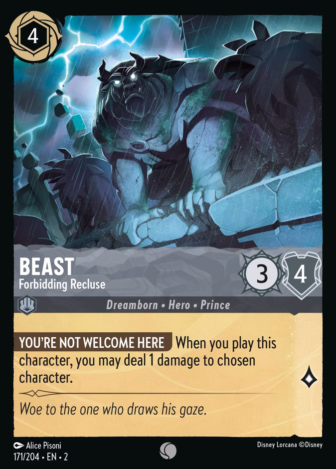 Beast - Forbidding Recluse 2-171 Lorcana card